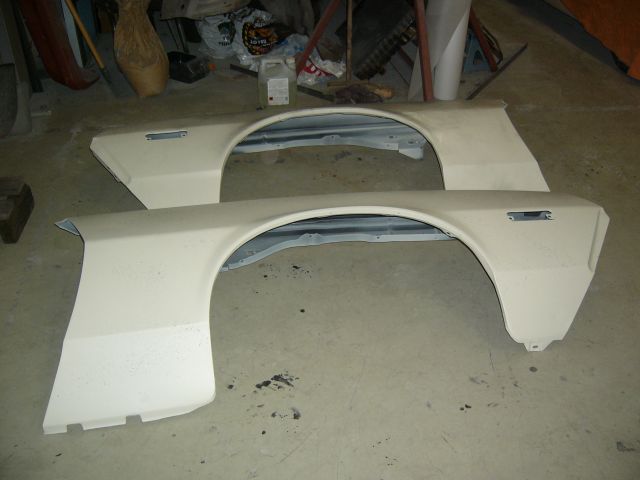 Etulokasuojat maalattu