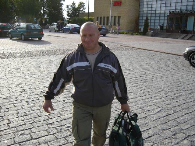 Marko tulossa py�r�nhakureissulle