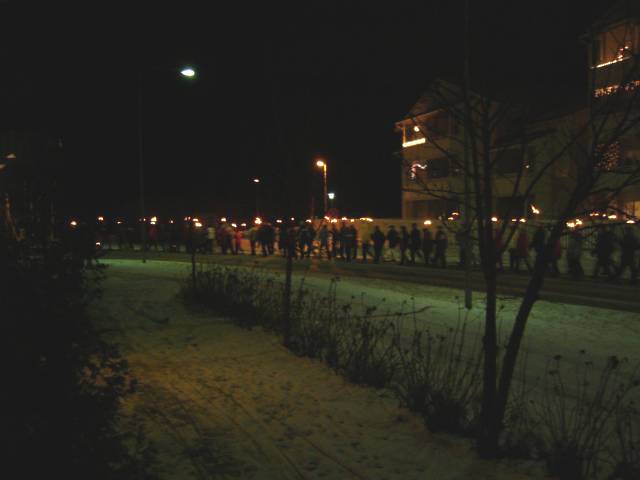 Uudenvuoden kulkue Liedossa 2005